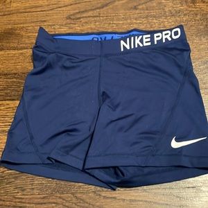 Nike Pro Blue Shorts - Size S
